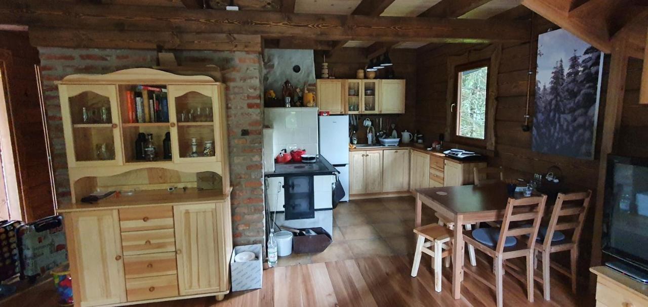 Domki Brenna Lesnica Chatka Ze Spa Экстерьер фото