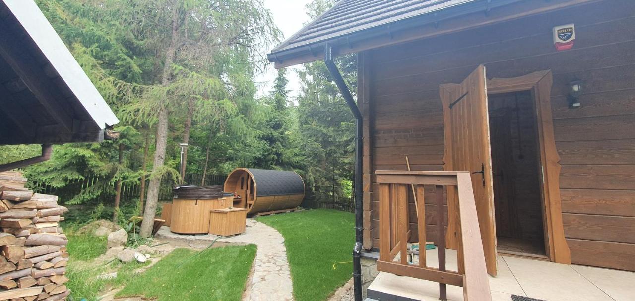 Domki Brenna Lesnica Chatka Ze Spa Экстерьер фото
