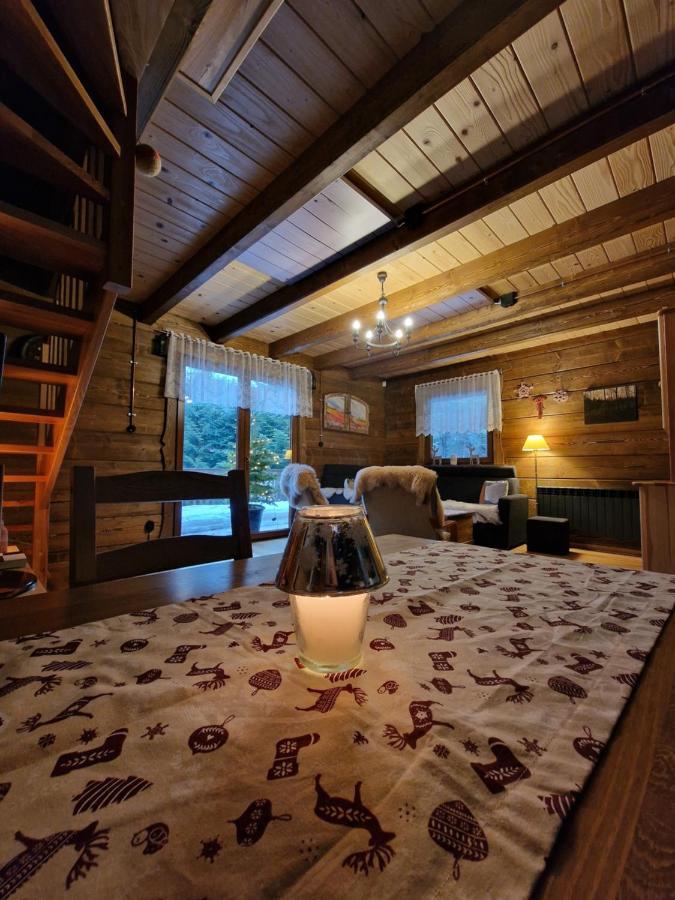 Domki Brenna Lesnica Chatka Ze Spa Экстерьер фото