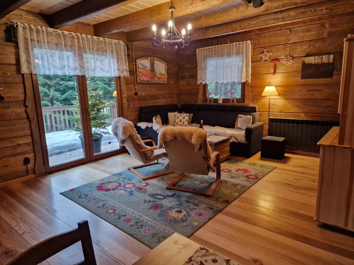 Domki Brenna Lesnica Chatka Ze Spa Экстерьер фото