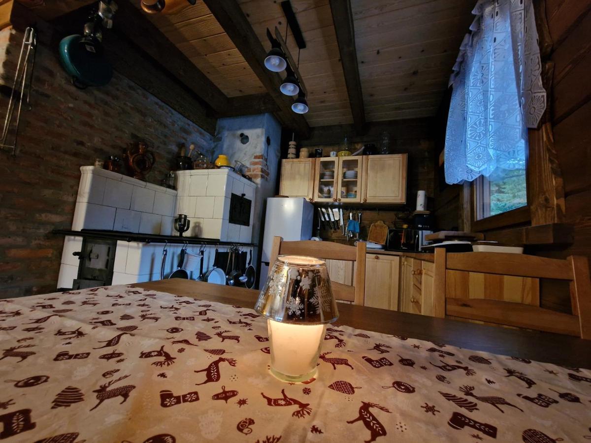 Domki Brenna Lesnica Chatka Ze Spa Экстерьер фото