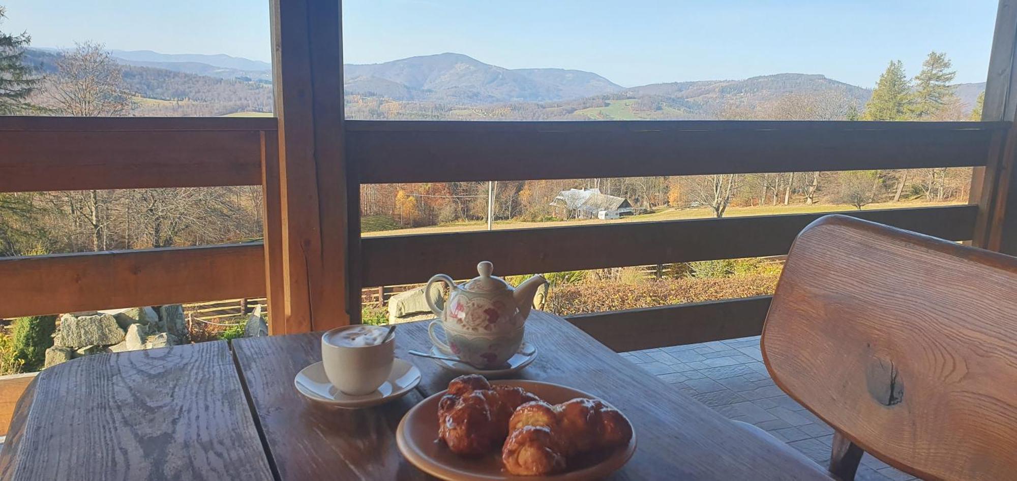 Domki Brenna Lesnica Chatka Ze Spa Экстерьер фото